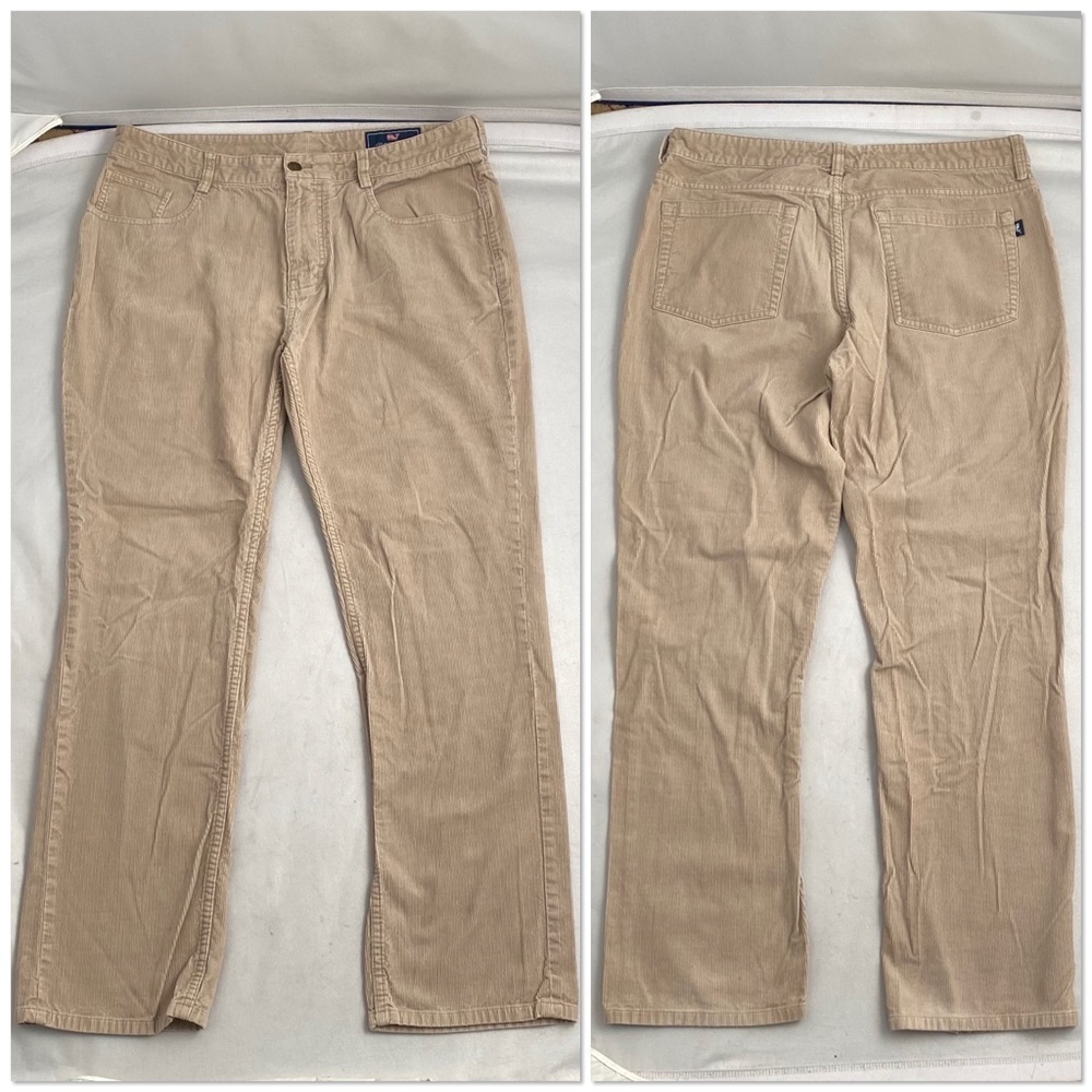 Vineyard Vines light beige corduroy 5-pocket pants